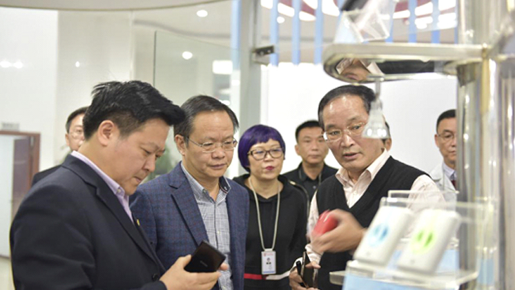 市長劉志仁、農行湖南省分行行長陶偉梁來公司調研